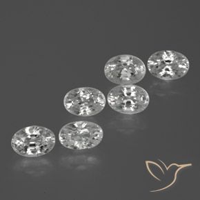 Shop natural 3.77ct ホワイト ジルコン gems, 楕円形, from カンボジア at GemSelect. In stock, global shipping!