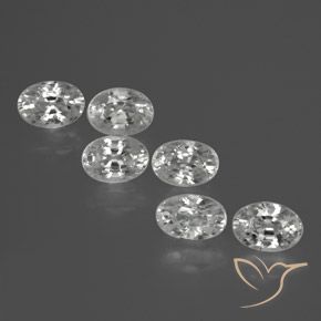 Shop natural 3.77ct ホワイト ジルコン gems, 楕円形, from カンボジア at GemSelect. In stock, global shipping!