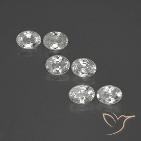 Shop natural 6.68ct ホワイト ジルコン gems, 楕円形, from カンボジア at GemSelect. In stock, global shipping!