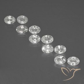 Shop natural 11.60ct ホワイト ジルコン gems, 楕円形, from カンボジア at GemSelect. In stock, global shipping!