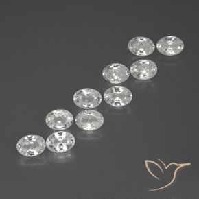 Shop natural 12.03ct ホワイト ジルコン gems, 楕円形, from カンボジア at GemSelect. In stock, global shipping!