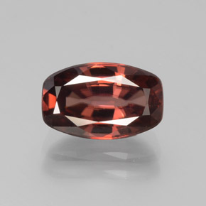 2.97カラットの天然ローズオレンジジルコン（9.5×6 mm・ファンシーシェイプ）