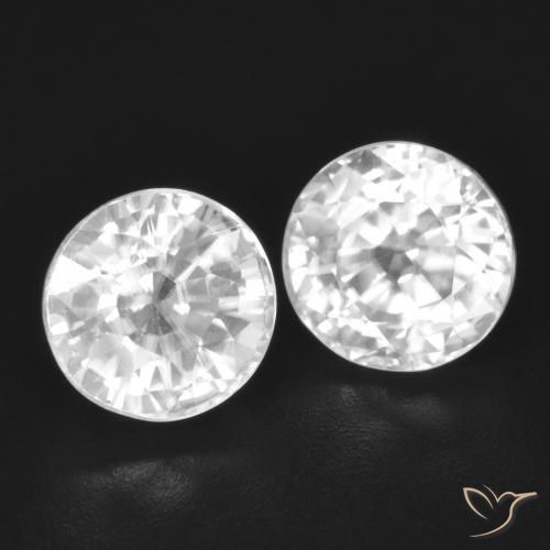Shop natural 4.31ct ホワイト ジルコン gems, ラウンド, from カンボジア at GemSelect. In stock, global shipping!