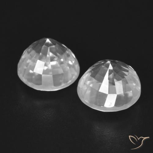 Shop natural 4.31ct ホワイト ジルコン gems, ラウンド, from カンボジア at GemSelect. In stock, global shipping!