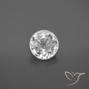 2.31ct 天然 ホワイト ジルコン, ラウンド, VVS-VS