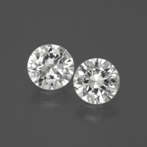 自然派の商品を探す 2.56ct ホワイト ジルコン 宝石, ラウンドカット, カンボジア からGemSelectで. 在庫あり、世界各国へ発送!