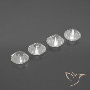 Shop natural 4.63ct ホワイト ジルコン gems, ラウンド, from カンボジア at GemSelect. In stock, global shipping!