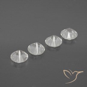 Shop natural 4.31ct ホワイト ジルコン gems, ラウンド, from カンボジア at GemSelect. In stock, global shipping!