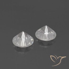 Shop natural 4.12ct ホワイト ジルコン gems, ラウンド, from カンボジア at GemSelect. In stock, global shipping!