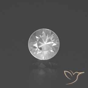 2.31ct 天然 ホワイト ジルコン, ラウンド, VVS-VS
