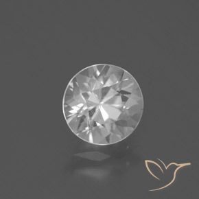 2.26ct 天然 ホワイト ジルコン, ラウンド, VVS-VS