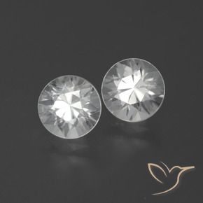 Shop natural 3.95ct ホワイト ジルコン gems, ラウンド, from カンボジア at GemSelect. In stock, global shipping!