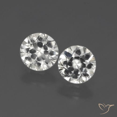 Shop natural 3.76ct ウォームホワイト ジルコン gems, ラウンド, from ミャンマー at GemSelect. In stock, global shipping!