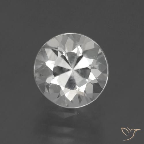1.80ct 天然 クリアホワイト ジルコン, ラウンド, VS