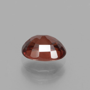 1.37カラットの天然ローズオレンジジルコン（6.7×5.4 mm・オーバルカット）