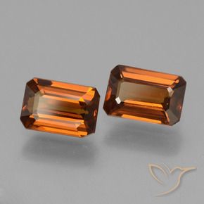 Shop natural 2.43ct ディープオレンジ ジルコン gems, 八角形 / エメラルドカット, from タンザニア at GemSelect. In stock, global shipping!
