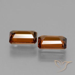 Shop natural 2.43ct ディープオレンジ ジルコン gems, 八角形 / エメラルドカット, from タンザニア at GemSelect. In stock, global shipping!