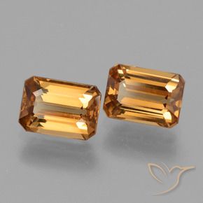 Shop natural 3.40ct オレンジブラウン ジルコン gems, 八角形 / エメラルドカット, from タンザニア at GemSelect. In stock, global shipping!