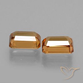 Shop natural 3.40ct オレンジブラウン ジルコン gems, 八角形 / エメラルドカット, from タンザニア at GemSelect. In stock, global shipping!