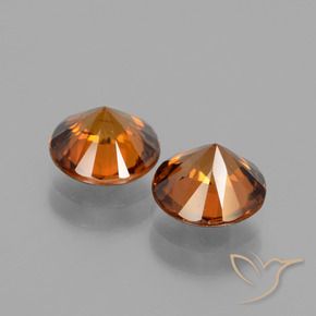 Shop natural 3.74ct ミディアムダークオレンジ ジルコン gems, ラウンド, from カンボジア at GemSelect. In stock, global shipping!