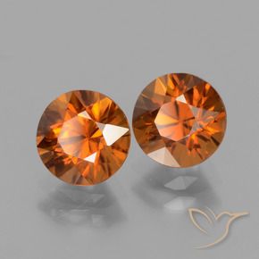 Shop natural 3.43ct ミディアムオレンジ ジルコン gems, ラウンド, from カンボジア at GemSelect. In stock, global shipping!