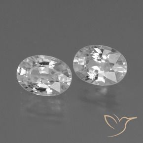 Shop natural 2.56ct ホワイト ジルコン gems, 楕円形, from カンボジア at GemSelect. In stock, global shipping!