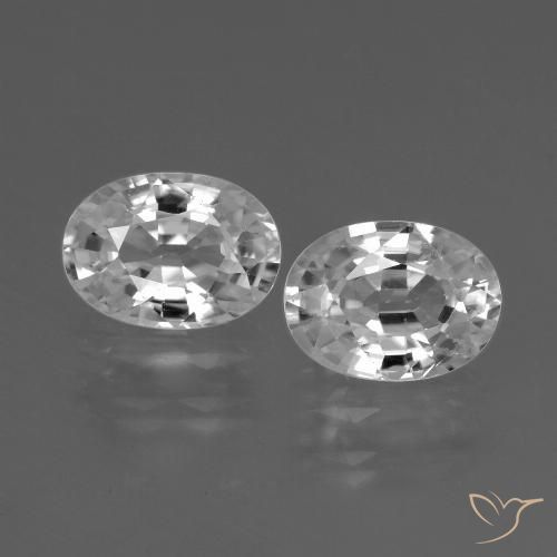 Shop natural 2.69ct ホワイト ジルコン gems, 楕円形, from カンボジア at GemSelect. In stock, global shipping!