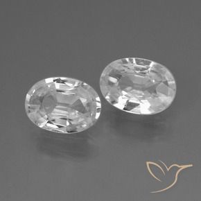Shop natural 2.10ct ホワイト ジルコン gems, 楕円形, from カンボジア at GemSelect. In stock, global shipping!