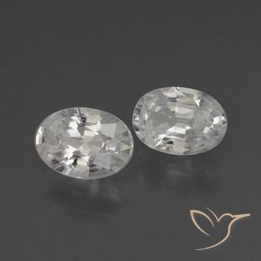Shop natural 2.07ct ホワイト ジルコン gems, 楕円形, from カンボジア at GemSelect. In stock, global shipping!