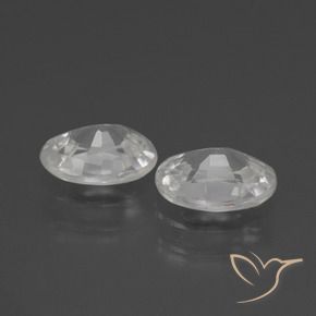 Shop natural 2.17ct ホワイト ジルコン gems, 楕円形, from カンボジア at GemSelect. In stock, global shipping!