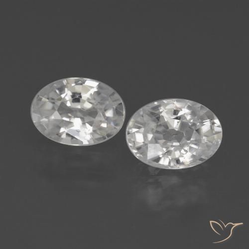 Shop natural 2.36ct ホワイト ジルコン gems, 楕円形, from カンボジア at GemSelect. In stock, global shipping!