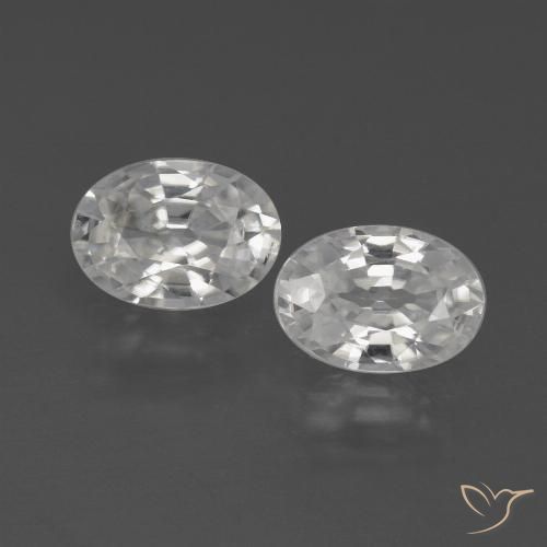 Shop natural 2.22ct ホワイト ジルコン gems, 楕円形, from カンボジア at GemSelect. In stock, global shipping!