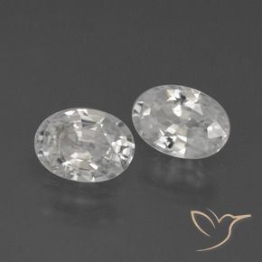 Shop natural 2.22ct ホワイト ジルコン gems, 楕円形, from カンボジア at GemSelect. In stock, global shipping!
