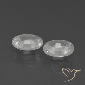 Shop natural 2.09ct ホワイト ジルコン gems, 楕円形, from カンボジア at GemSelect. In stock, global shipping!