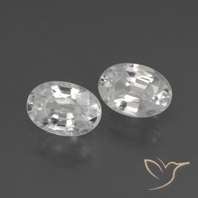 Shop natural 2.28ct ホワイト ジルコン gems, 楕円形, from カンボジア at GemSelect. In stock, global shipping!
