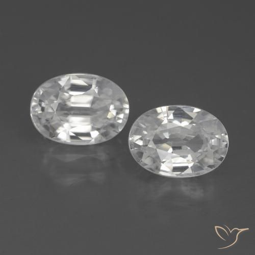 Shop natural 2.61ct ホワイト ジルコン gems, 楕円形, from カンボジア at GemSelect. In stock, global shipping!