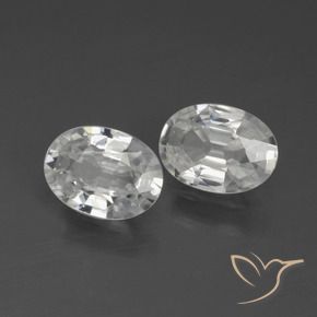 Shop natural 2.13ct ホワイト ジルコン gems, 楕円形, from カンボジア at GemSelect. In stock, global shipping!