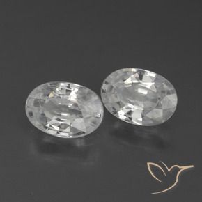 Shop natural 2.16ct ホワイト ジルコン gems, 楕円形, from カンボジア at GemSelect. In stock, global shipping!