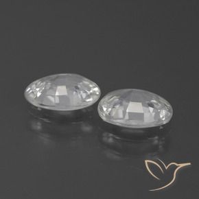 Shop natural 2.16ct ホワイト ジルコン gems, 楕円形, from カンボジア at GemSelect. In stock, global shipping!