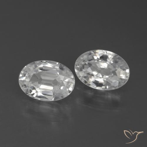 Shop natural 2.23ct ホワイト ジルコン gems, 楕円形, from カンボジア at GemSelect. In stock, global shipping!