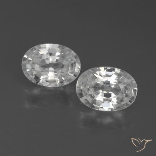 Shop natural 2.29ct ホワイト ジルコン gems, 楕円形, from カンボジア at GemSelect. In stock, global shipping!
