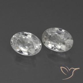 Shop natural 2.37ct ホワイト ジルコン gems, 楕円形, from カンボジア at GemSelect. In stock, global shipping!