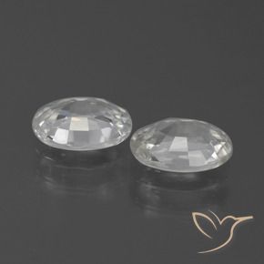 Shop natural 2.37ct ホワイト ジルコン gems, 楕円形, from カンボジア at GemSelect. In stock, global shipping!