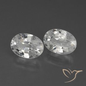 Shop natural 2.63ct ホワイト ジルコン gems, 楕円形, from カンボジア at GemSelect. In stock, global shipping!