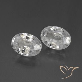 Shop natural 2.35ct ホワイト ジルコン gems, 楕円形, from カンボジア at GemSelect. In stock, global shipping!