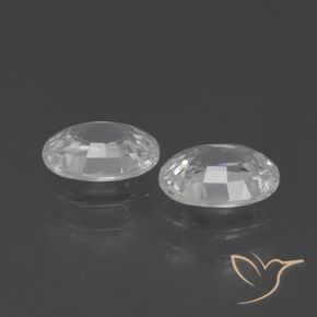 Shop natural 2.35ct ホワイト ジルコン gems, 楕円形, from カンボジア at GemSelect. In stock, global shipping!