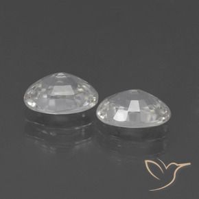 Shop natural 2.41ct ホワイト ジルコン gems, 楕円形, from カンボジア at GemSelect. In stock, global shipping!
