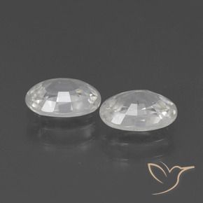 Shop natural 2.35ct ホワイト ジルコン gems, 楕円形, from カンボジア at GemSelect. In stock, global shipping!