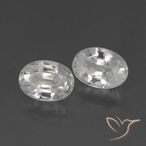 Shop natural 2.46ct ホワイト ジルコン gems, 楕円形, from カンボジア at GemSelect. In stock, global shipping!