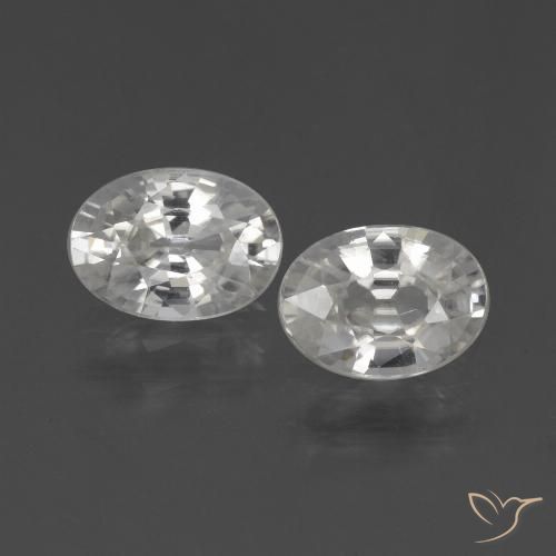 Shop natural 2.27ct ホワイト ジルコン gems, 楕円形, from カンボジア at GemSelect. In stock, global shipping!